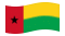 Guiné-Bissau-Bandeira ondulante