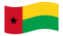 Guiné-Bissau-Bandeira ondulante