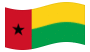 Guiné-Bissau-Bandeira ondulante