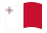 Malta-Bandeira ondulante