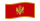 Montenegro-Bandeira ondulante