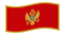 Montenegro-Bandeira ondulante