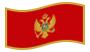 Montenegro-Bandeira ondulante