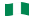 Nigéria-Bandeira ondulante