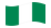 Nigéria-Bandeira ondulante