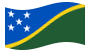 Ilhas Salomão-Bandeira ondulante