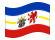 Meclemburgo-Pomerânia Ocidental-Bandeira ondulante