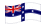 Bandeira de Nova Gales do Sul (Federação Australiana)-Bandeira ondulante