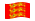 Alta Normandia (Haute-Normandie)-Bandeira ondulante