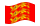 Alta Normandia (Haute-Normandie)-Bandeira ondulante
