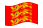 Alta Normandia (Haute-Normandie)-Bandeira ondulante