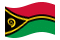 Vanuatu-Bandeira ondulante