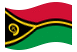 Vanuatu-Bandeira ondulante