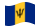 Barbados-Bandeira ondulante