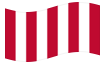 Bandeira animada Sons of Liberty (EUA c. 1765, 9 faixas)