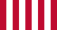 Gráficos de bandeira Sons of Liberty (EUA c. 1765, 9 faixas)