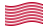 Sons of Liberty (EUA c. 1765, 13 faixas)-Bandeira ondulante