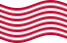 Sons of Liberty (EUA c. 1765, 13 faixas)-Bandeira ondulante estática
