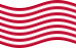 Sons of Liberty (EUA c. 1765, 13 faixas)-Bandeira ondulante estática