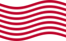 Sons of Liberty (EUA c. 1765, 13 faixas)-Bandeira ondulante estática