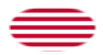 Sons of Liberty (EUA c. 1765, 13 faixas)-Bandeira em vinheta oval
