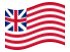 Grand Union (EUA 1775-1777)-Bandeira ondulante