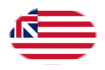 Grand Union (EUA 1775-1777)-Bandeira em vinheta oval