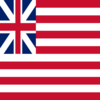 Grand Union (EUA 1775-1777)-Bandeira quadrada