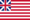 Grand Union (EUA 1775-1777)-Bandeira retangular