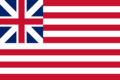 Grand Union (EUA 1775-1777)-Bandeira retangular