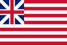 Grand Union (EUA 1775-1777)-Bandeira retangular