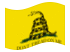 Gadsden (EUA c. 1775)-Bandeira ondulante