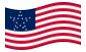 Great Star (EUA 1818-1819)-Bandeira ondulante