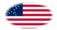 Great Star (EUA 1818-1819)-Bandeira em vinheta oval