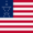 Great Star (EUA 1818-1819)-Bandeira quadrada