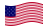 Star-Spangled Banner (EUA 1795-1818)-Bandeira ondulante