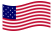 Bandeira animada Star-Spangled Banner (EUA 1795-1818)