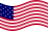 Star-Spangled Banner (EUA 1795-1818)-Bandeira ondulante estática