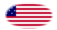 Star-Spangled Banner (EUA 1795-1818)-Bandeira em vinheta oval
