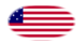 Star-Spangled Banner (EUA 1795-1818)-Bandeira em vinheta oval