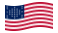 Fort Sumter (EUA 1861)-Bandeira ondulante
