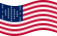 Fort Sumter (EUA 1861)-Bandeira ondulante estática