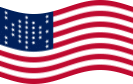 Fort Sumter (EUA 1861)-Bandeira ondulante estática