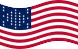 Fort Sumter (EUA 1861)-Bandeira ondulante estática