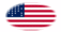 Fort Sumter (EUA 1861)-Bandeira em vinheta oval