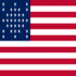 Fort Sumter (EUA 1861)-Bandeira quadrada