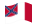 Blood-Stained Banner (Estados Confederados 1865)-Bandeira ondulante