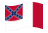 Blood-Stained Banner (Estados Confederados 1865)-Bandeira ondulante