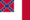 Blood-Stained Banner (Estados Confederados 1865)-Bandeira retangular