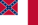Blood-Stained Banner (Estados Confederados 1865)-Bandeira retangular